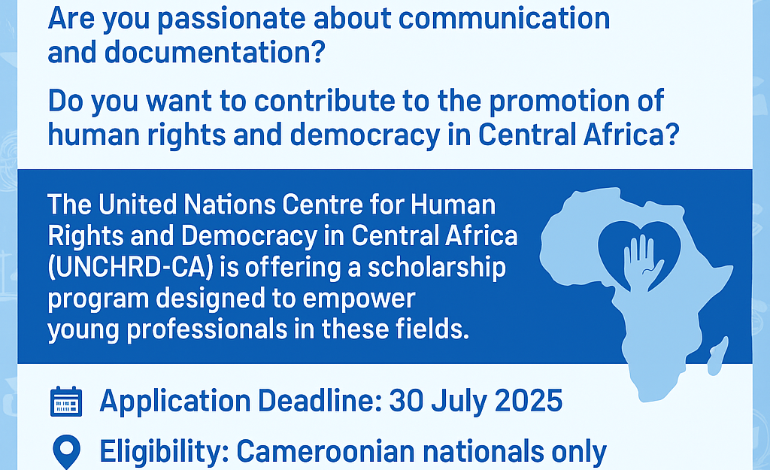 Opportunit&eacute; de Bourse en Communication et Documentation