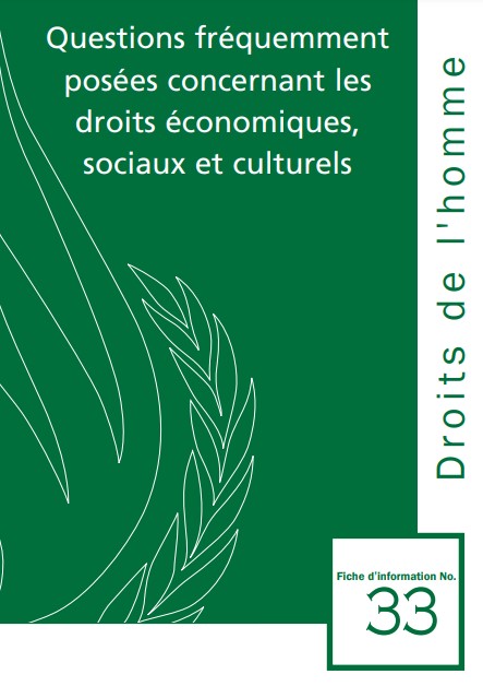 Questions fr&eacute;quemment pos&eacute;es concernant les droits &eacute;conomiques, sociaux et culturels