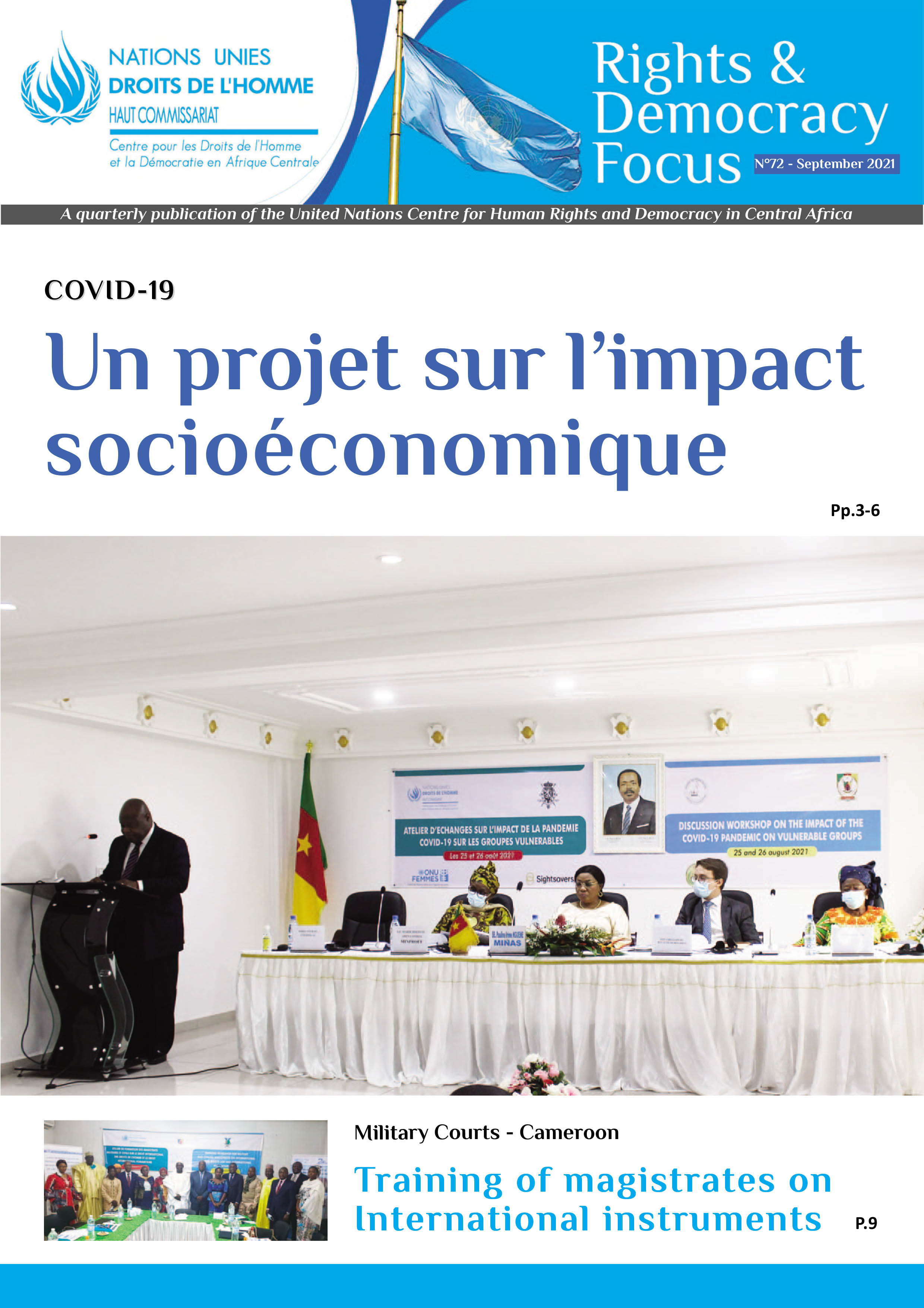 Bulletin R&D Focus 72 de septembre 2021